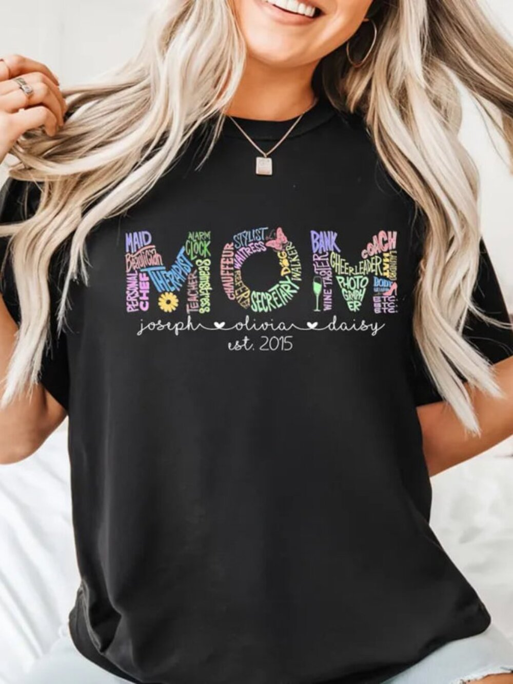 Mom Shirt, Mothers Day Gift, Personalized Mothers Day Tee